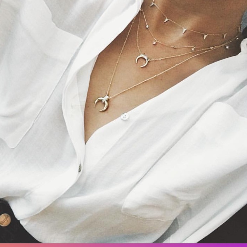 Rosegold plated 925silver nacklace